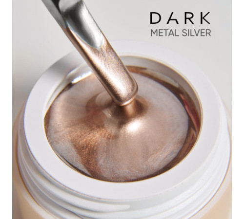 Dark Rose Gold metal gel paint pink gold, 5 ml