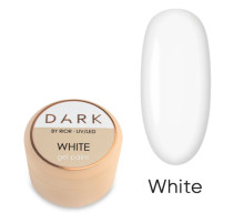 Гель-фарба Dark White gel paint біла, 5 мл