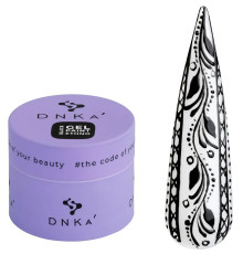 Гель-краска DNKA Ethno Paint Black, черная, 5 мл