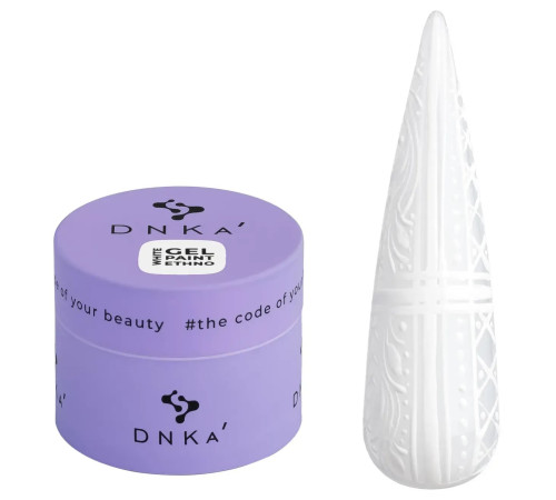 DNKA Ethno Paint White gel paint, white, 5 ml