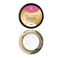 Гель-фарба FOX Gel paint №001 No Wipe білий 5 мл