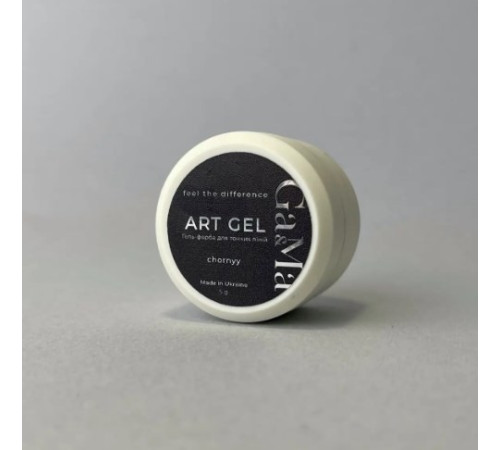 Gel-paint GaMa Art gel Chornyy black, 5 g