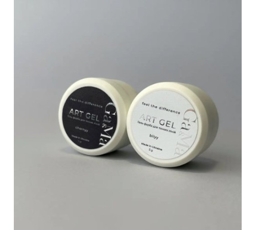 Gel-paint GaMa Art gel Chornyy black, 5 g