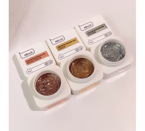 HEYLOVE Solid Platinum gel GOLD gel paint, 5 g