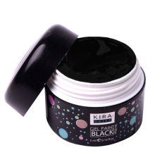 Гель-краска Kira Nails No Wipe Black 5 мл