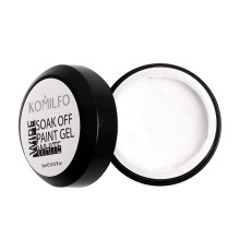 Гель-краска Komilfo №002 White из ЛЖ, 5 мл