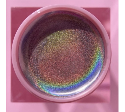 Гель-фарба для нігтів LUNA Holographic Metallic Gel, голографічна, 5 мл