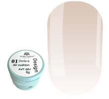 Ombre gel paint Global 01, white, 8 ml