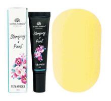 Global Fashion design stamping gel paint yellow 04