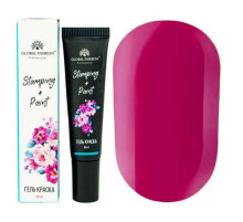 Gel-paint for stamping design Global Fashion crimson 15