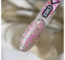 Gel polish ART Confetti No. 002, 6 ml