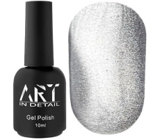 Gel polish ART Crystal Cat Eye No. 01 cat's eye silver, 10 ml