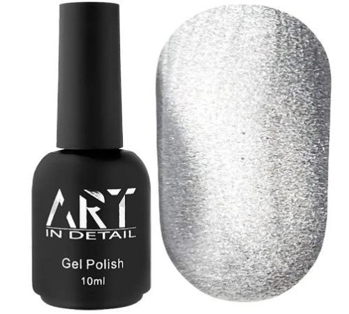 Гель-лак ART Crystal Cat Eye №01 котяче око срібло, 10мл