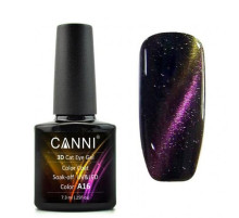 Гель-лак Canni 3D №А16 Котяче око, жовто-фіолетовий
