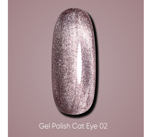 Gel polish DARK Cat No. 02 cat's eye, 10 ml