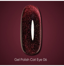 Гель-лак DARK Cat №06 кошачий глаз, 10 мл