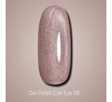 Gel polish DARK Cat No. 08 cat's eye, 10 ml