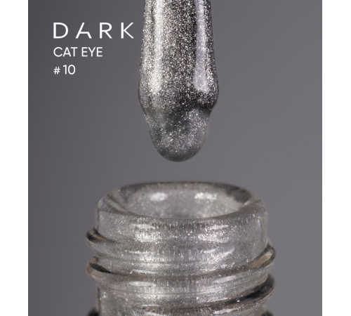 Гель-лак DARK Cat №10 котяче око, 10 мл