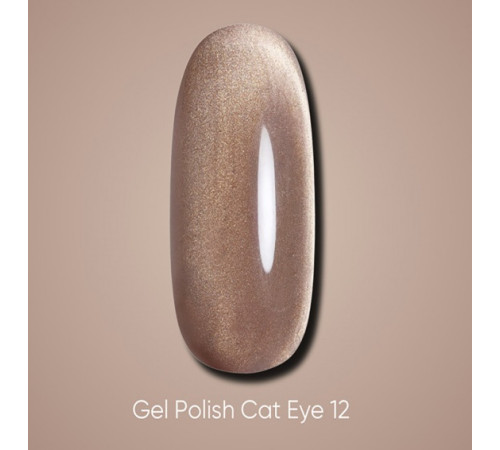 Gel polish DARK Cat No. 12 cat`s eye, 6 ml