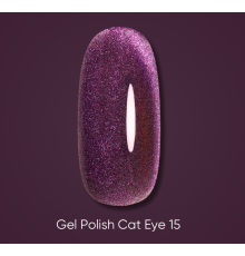Гель-лак DARK Cat №15 котяче око, 6 мл