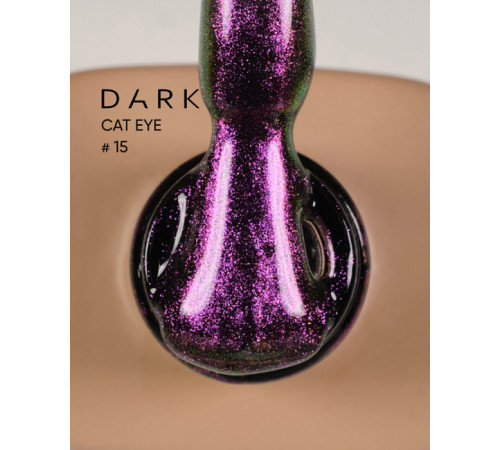 Gel polish DARK Cat No. 15 cat`s eye, 6 ml