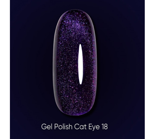 Gel polish DARK Cat No. 18 cat`s eye, 6 ml
