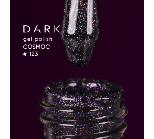Гель-лак DARK Cosmos №123, фиолетовый, 10 мл