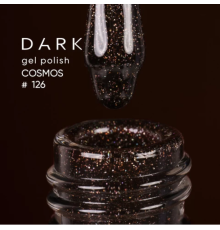 Гель-лак DARK Cosmos №126, коричневий, 10 мл