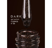Гель-лак DARK Cosmos №126, коричневий, 6 мл