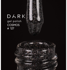 Гель-лак DARK Cosmos №127, чорний, 10 мл