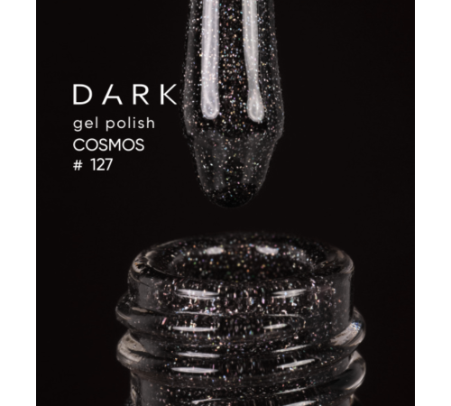 Гель-лак DARK Cosmos №127, чорний, 10 мл