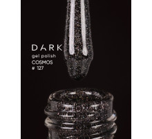 Gel polish DARK Cosmos No. 127, black, 6 ml