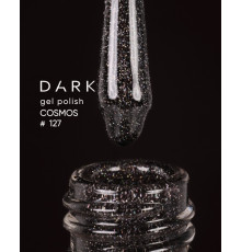 Gel polish DARK Cosmos No. 127, black, 6 ml