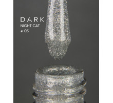 Gel polish DARK Night Cat No. 05 cat's eye, 10 ml