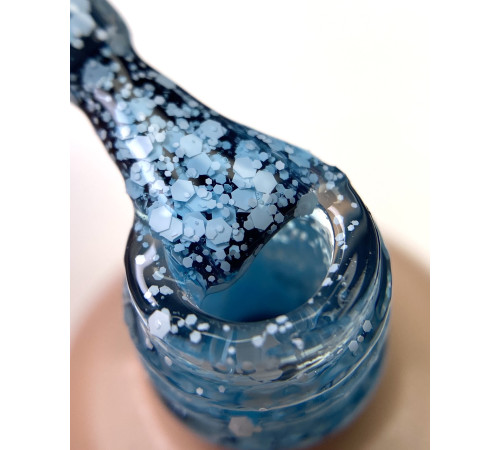 Гель-лак DARK Snow gel №01, 8 мл