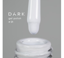 Гель-лак DARK №001, білий холодний, 10 мл