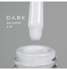 Гель-лак DARK №001, белый холодный, 10 мл
