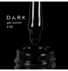 Гель-лак DARK №002, черный, 10 мл