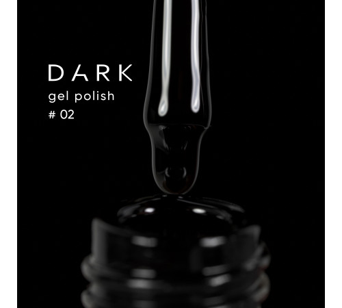 Гель-лак DARK №002, чорний, 10 мл