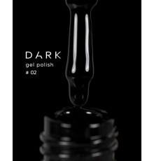 Гель-лак DARK №002, черный, 6 мл