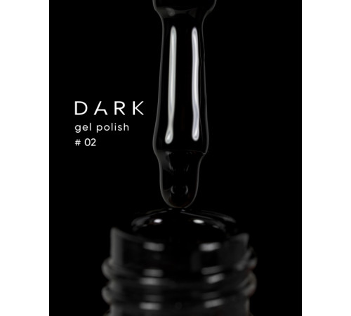 Гель-лак DARK №002, чорний, 6 мл