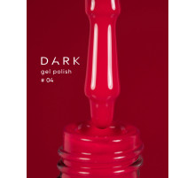 Гель-лак DARK №004, алый, 6 мл
