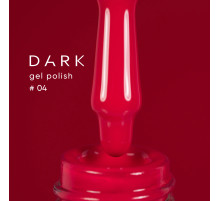 Гель-лак DARK №004, яскраво-червоний, 10 мл