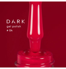 Гель-лак DARK №004, ярко-красный, 10 мл
