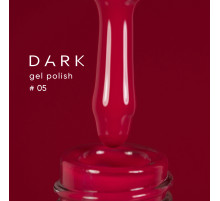 Гель-лак DARK №005, червоно-малиновий, 10 мл