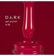 Гель-лак DARK №005, красно-малиновый, 10 мл