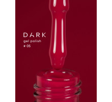 Гель-лак DARK №005, червоно-малиновий, 6 мл
