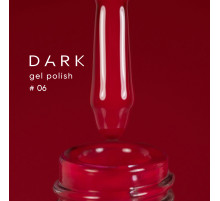 Gel polish DARK No. 006, classic red, 10 ml