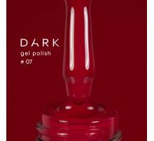 Gel polish DARK No. 007, deep red, 10 ml