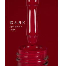Gel polish DARK No. 007, deep red, 6 ml